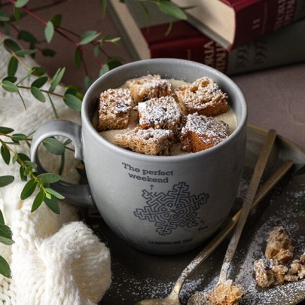 Panettone con crema al mascarpone